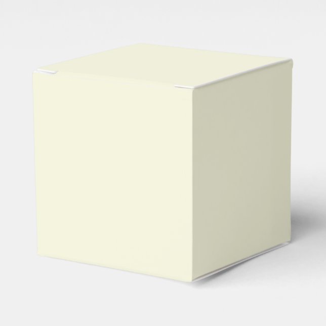 Beige Classic Favour Box (Front Side)
