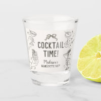 Beige Cocktail Party Retro Bachelorette Favours