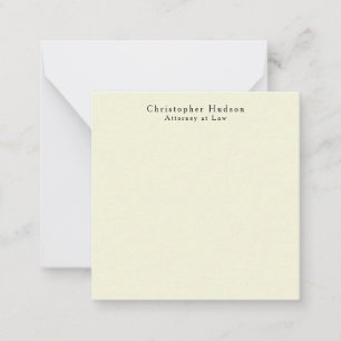 Beige Color Simple Plain Minimalist Card