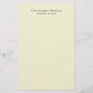 Beige Color Simple Plain Minimalist Stationery