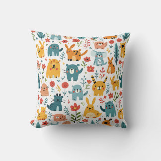 beige coloured pillow cushions with animals
