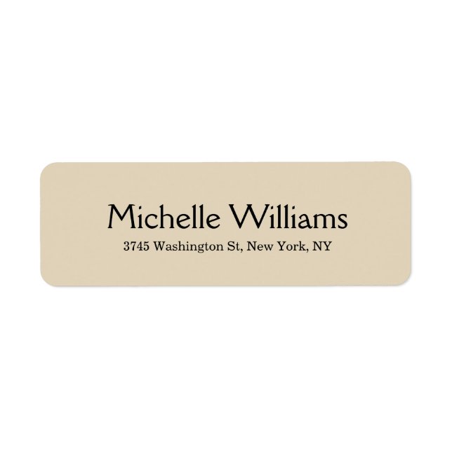 Beige Creative Minimalist Professional Modern (Front)