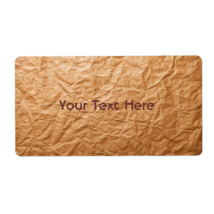 Beige Crumpled Paper