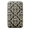 Beige damask pattern design iphone case