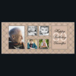 Beige Diamonds Multi-Photo Invitation<br><div class="desc">A lovely multi photo invitation suitable for any gender, age or occasion. This invitation features an overall beige pattern with five windows for photos. The invitation is easy to customise with your wording, font, font colour and choice of six paper types. Not exactly what you're looking for? All our products...</div>