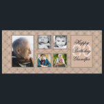 Beige Diamonds Multi-Photo Invitation<br><div class="desc">A lovely multi photo invitation suitable for any gender, age or occasion. This invitation features an overall beige pattern with five windows for photos. The invitation is easy to customise with your wording, font, font colour and choice of six paper types. Not exactly what you're looking for? All our products...</div>