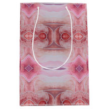 Beige Earth Toned Diamond Watercolor Hand-Painted