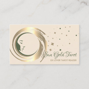 Beige Ex Lover Tarot Reader Business Card