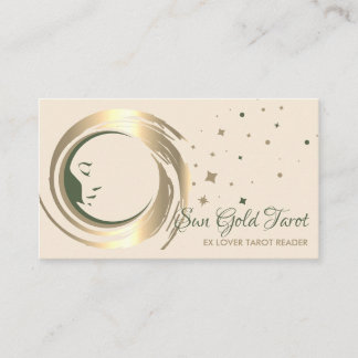 Beige Ex Lover Tarot Reader Business Card