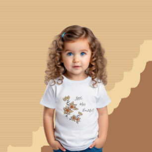 Beige flowers baby T-Shirt