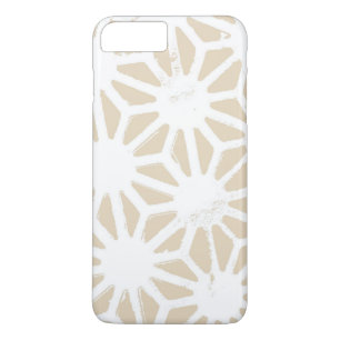 Beige geometric pattern iPhone 8 plus/7 plus case
