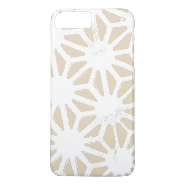 Beige geometric pattern Case-Mate iPhone case (Back)