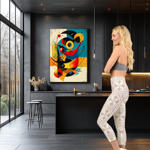 Beige Geometric Star Patter: Custom Text and Logo. Capri Leggings