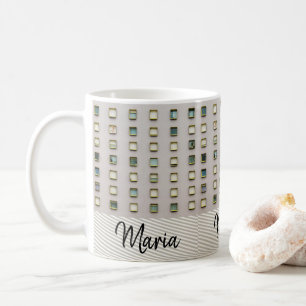 Beige Green Mug