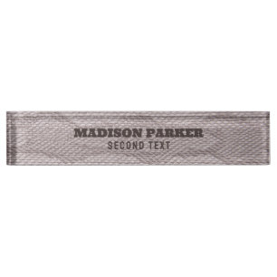 Beige-Grey Snakeskin Print  Desk Name Plate