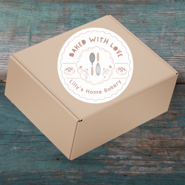 Beige Home Bakery business Sticker (Creator Uploaded)