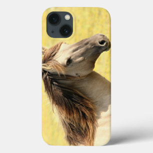 Beige Horse Profile iPhone 13 Case
