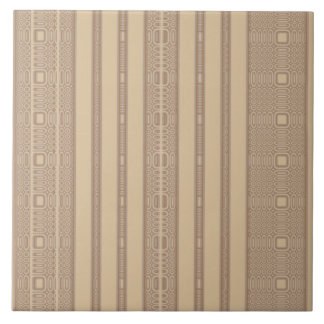 Beige Irregular Stripe Tile
