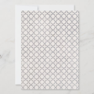 Beige Islamic geometric pattern Announcement