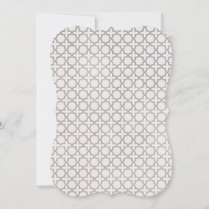 Beige Islamic geometric pattern Card