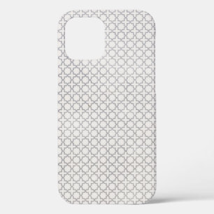 Beige Islamic geometric pattern iPhone 12 Case