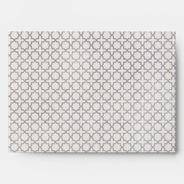 Beige Islamic geometric pattern Envelope (Front)