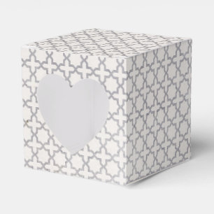 Beige Islamic geometric pattern Favour Box