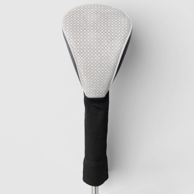 Beige Islamic geometric pattern Golf Head Cover (Front)