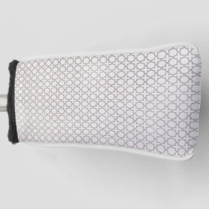 Beige Islamic geometric pattern Golf Head Cover