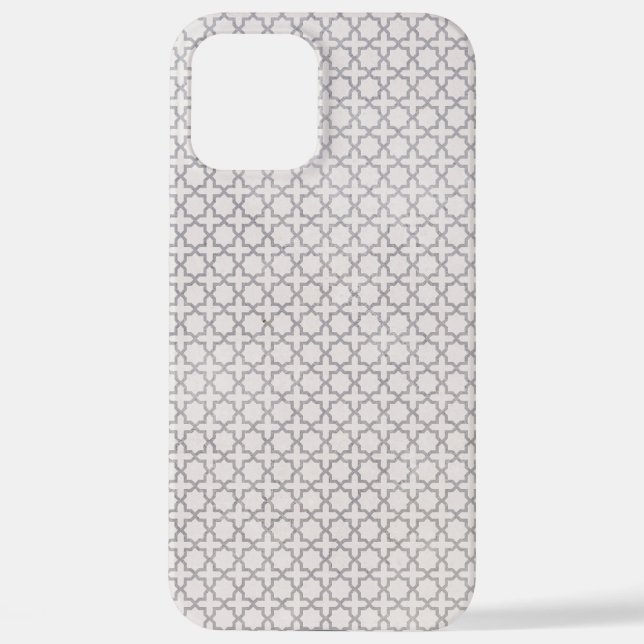 Beige Islamic geometric pattern iPhone Case (Back)