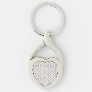 Beige Islamic geometric pattern Key Ring