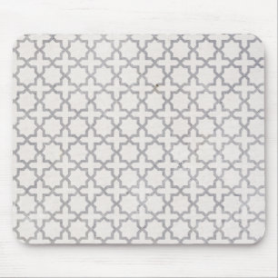 Beige Islamic geometric pattern Mouse Mat