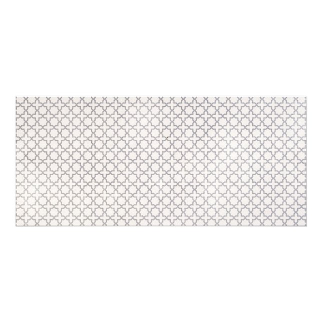 Beige Islamic geometric pattern Rack Card (Front)