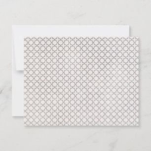 Beige Islamic geometric pattern Save The Date