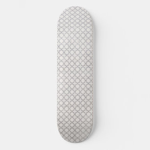 Beige Islamic geometric pattern Skateboard