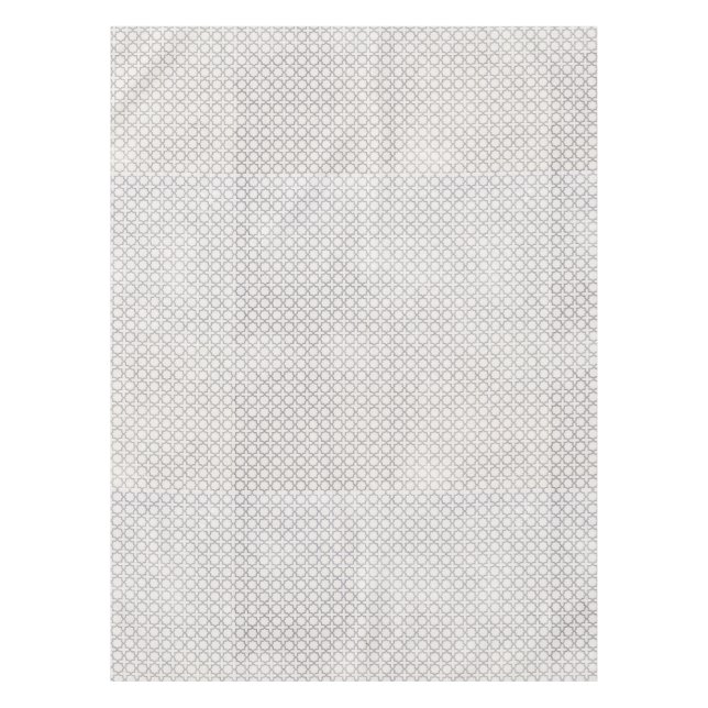 Beige Islamic geometric pattern Tablecloth (Front)