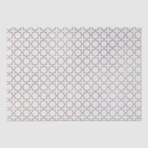 Beige Islamic geometric pattern Tissue Paper