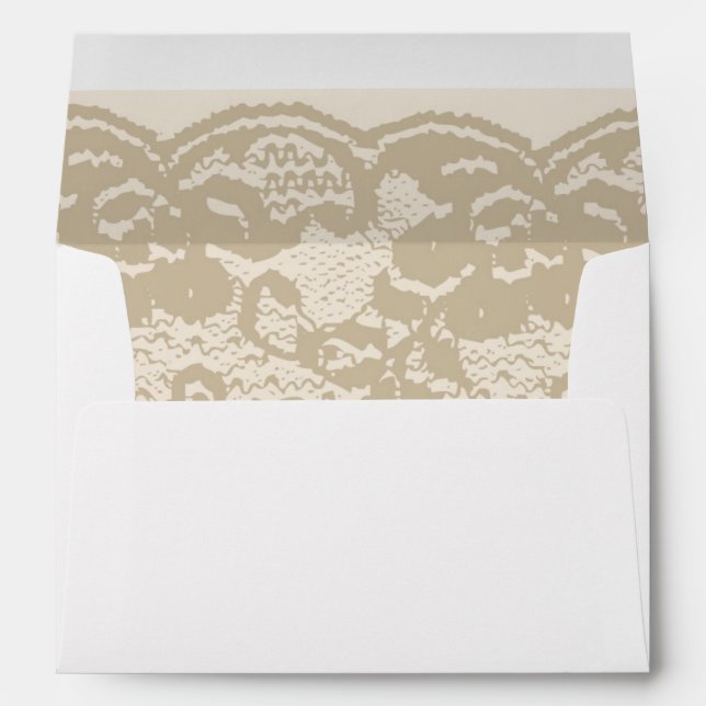 Beige lace envelopes (Back (Bottom))