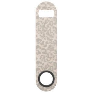 Beige leopard print .