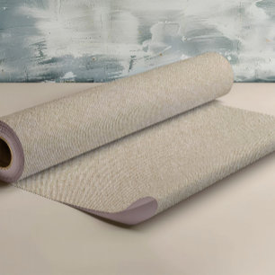Beige Linen Texture Wrapping Paper