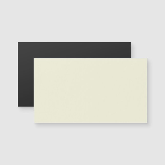 Beige Magnetic Business Card (Front/Back)
