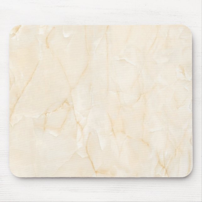 Beige Marble Colour Mousepad, Marble Colour Mouse Mat (Front)