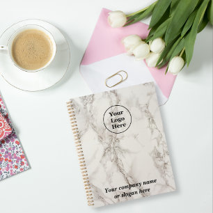 Beige marble planner