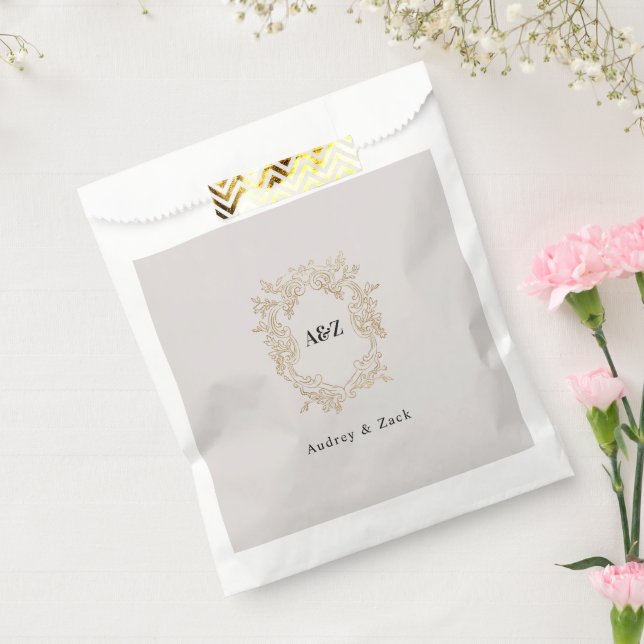 Beige Minimalist WEDDING Favour Bags (Sealed)