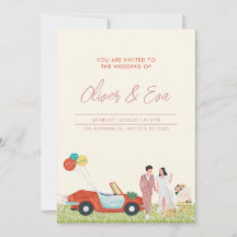 Beige Modern The Wedding Invitation