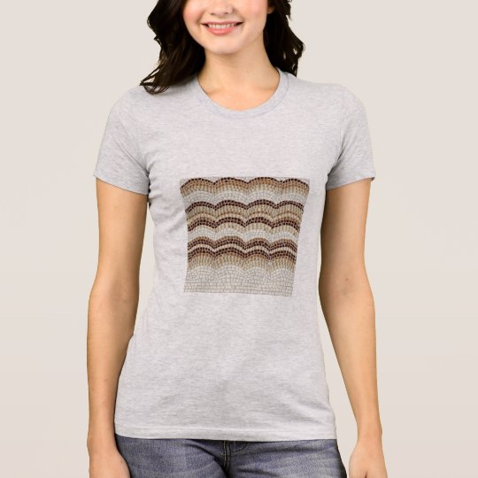 Beige Mosaic Women's Favourite Jersey T-Shirt