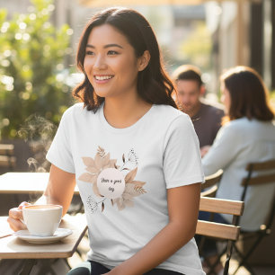 Beige Nature Leaves   HAVE A GOOD DAY   Tri-Blend Shirt