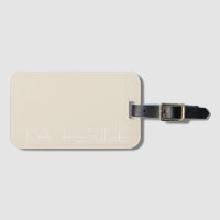 Beige neutral earthy natural tone personalised