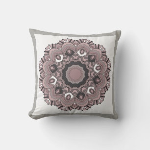 Beige ornament cushion
