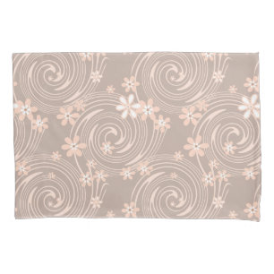 Beige pattern pillowcase